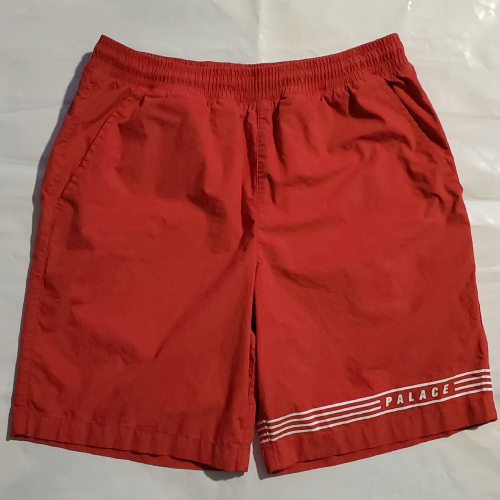 Palace Cotton-Don Shorts. Size Large. Color Red.